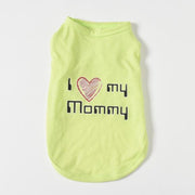 Lovely Mom Dad Dog Vest