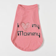 Lovely Mom Dad Dog Vest