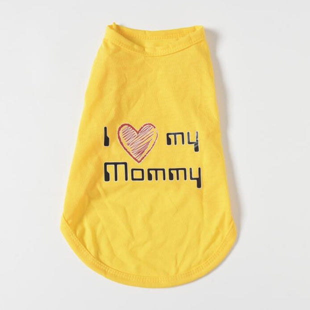 Lovely Mom Dad Dog Vest