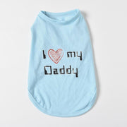 Lovely Mom Dad Dog Vest
