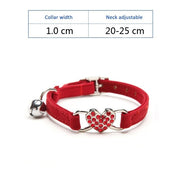 Rhinestone Crystal Velvet Crown Dog Collar