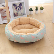 Winter Circle Dog Bed