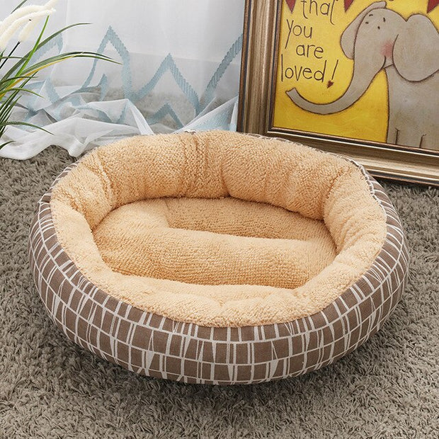 Winter Circle Dog Bed